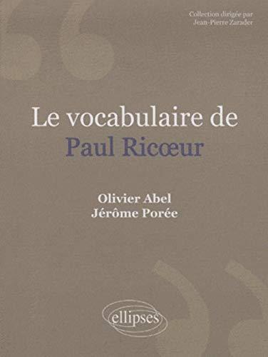 Le vocabulaire de Paul Ricoeur