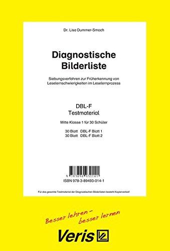 Diagnostische Bilderliste F: 30-er Satz Testmaterial Blatt 1 (30 Blatt) und Blatt 2 (30 Blatt)