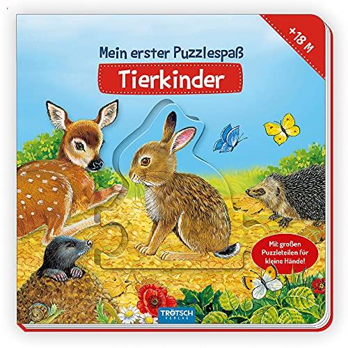 Trötsch Puzzlebuch Mein erster Puzzlespaß Tierkinder: Kinderbuch Beschäftigungsbuch Entdeckerbuch Puzzlebuch