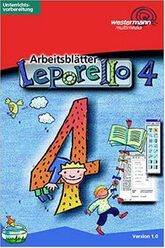 Arbeitsblätter Leporello 4. CD-ROM für Windows 98/2000/NT/ME/NT/XP