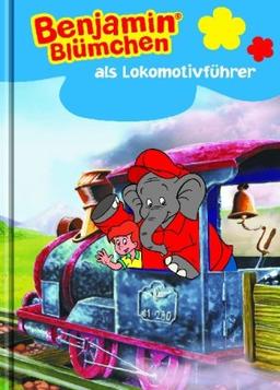 Benjamin Blümchen als Lokomotivführer