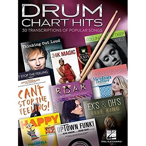 Drum Chart Hits -30 Transcriptions Of Popular Songs-: Noten, Sammelband für Schlagzeug