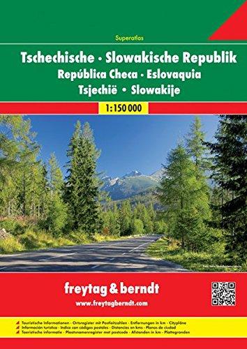 Freytag Berndt Autoatlanten, Tschechische Republik - Slowakische Republik - Maßstab 1:150 000