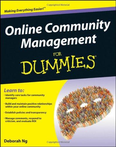 Online Community Management For Dummies