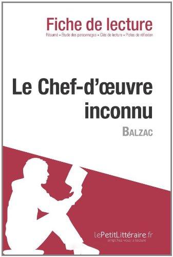 Le Chef-d'oeuvre inconnu d'Honoré de Balzac (Fiche de lecture) : Analyse complète et résumé détaillé de l'oeuvre