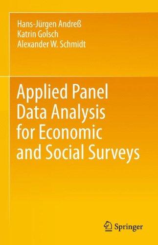 Applied Panel Data Analysis for Economic and Social Surveys