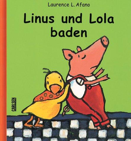 Linus und Lola baden