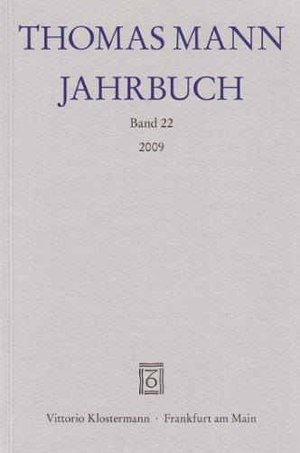 Thomas Mann Jahrbuch vol.22: BD 22 (2009)