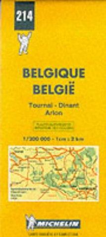 Michelin Karten, Bl.534 : Belgien Süd, Ardennen: Tournai-Dinant-Arlon (Michelin Map)