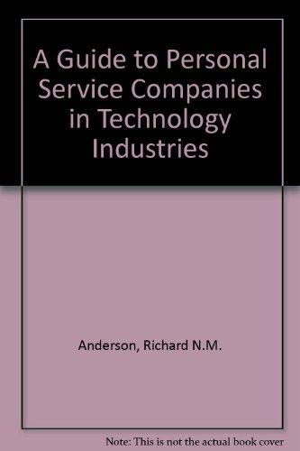 A Guide to Personal Service Companies in Technology Industries