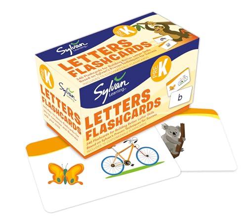 Pre-K Letters Flashcards: 240 Flashcards for Building Better Letter Skills Based on Sylvan's Proven Techniques for Success (Sylvan Language Arts Flashcards)