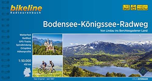 Bodensee-Königssee-Radweg: Von Lindau ins Berchtesgadener Land. 450 km, 1:50.000, wetterfest/reißfest, GPS-Tracks Download, LiveUpdate (Bikeline Radtourenbücher)