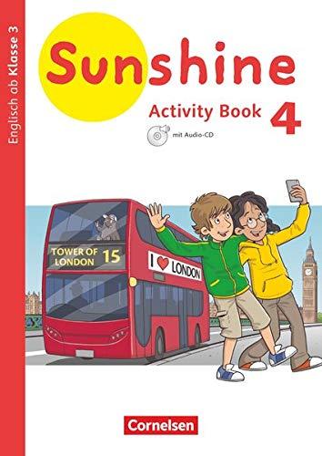 Sunshine - Englisch ab Klasse 3 - Allgemeine Ausgabe 2020 - 4. Schuljahr: Activity Book - Mit Audio-CD