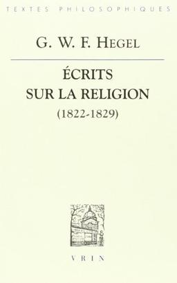 Ecrits sur la religion (1822-1829)