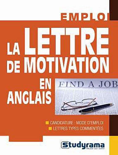 La lettre de motivation en anglais