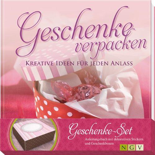 Geschenke-Set: Geschenke verpacken - Kreative Ideen für jeden Anlass. Anleitungsbuch mir dekorativen Stickern und Geschenkboxen