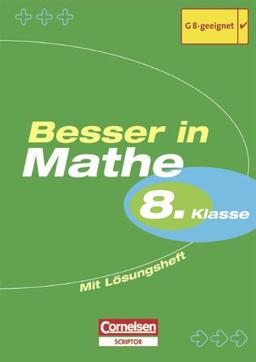 Besser in der Sekundarstufe I - Mathematik - Bisherige Ausgabe: 8. Schuljahr - Übungsbuch mit separatem Lösungsheft (20 S.)