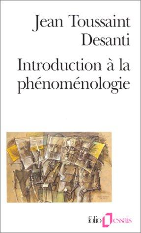 Introduction à la phénoménologie