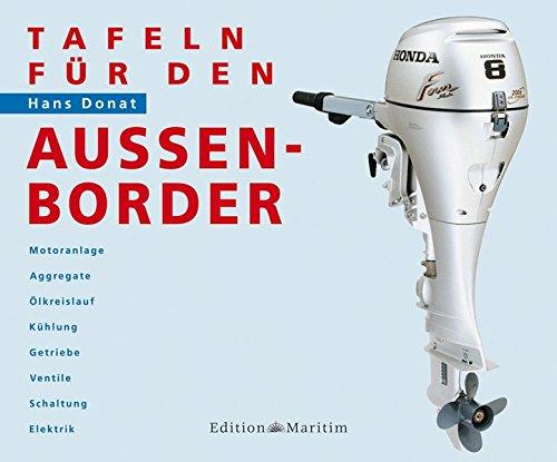 Tafeln für den Außenborder: Motoranlage / Aggregate / Ölkreislauf / Kühlung / Getriebe/ Ventile / Schaltung / Elektrik