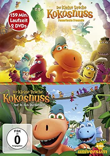 Der kleine Drache Kokosnuss - Feuerfeste Freunde / Auf in den Dschungel! [2 DVDs]