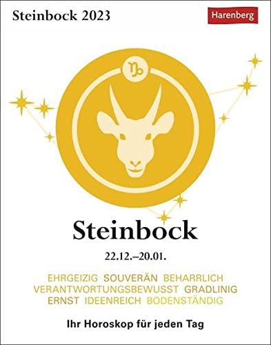 Steinbock Sternzeichenkalender 2023: Tagesabreißkalender - Ihr Horoskop für jeden Tag