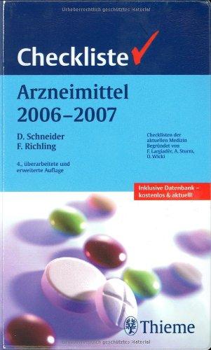 Checkliste Arzneimittel A - Z 2006 - 2007