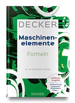 Decker Maschinenelemente - Formeln