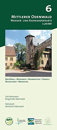 Blatt 6, Mittlerer Odenwald: Wander- und Radwanderkarte 1:20.000. Mit Bad König, Brensbach, Brombachtal, Erbach, Michelstadt und Mossautal (Odenwald ... und Naturpark Neckartal-Odenwald)