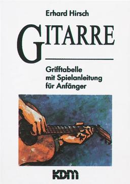 Gitarre: Grifftabelle mit Spielanleitung für Anfänger: BD 1