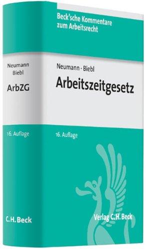 Arbeitszeitgesetz: Kommentar