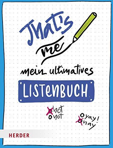 That’s me – Mein ultimatives Listenbuch