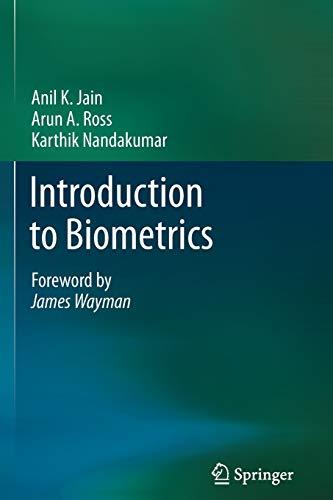 Introduction to Biometrics