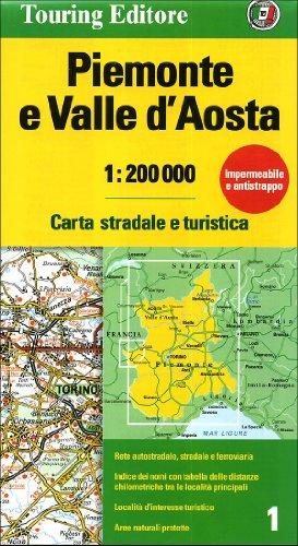 Piemonte e Valle d'Aosta: TCI.R01 (Regional Road Map)