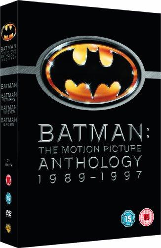 Batman - The Motion Picture Anthology 1989 - 1997 (Batman, Batman Returns, Batman Forever, Batman and Robin) [4 DVDs] [UK Import]