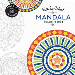 Vive Le Color! Mandala (Adult Coloring Book): Color In; de-Stress (72 Tear-Out Pages)