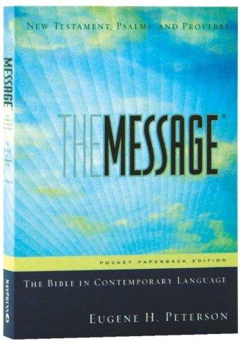 Message Pocket New Testament Psalms and Proverbs-MS