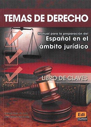 Temas de derecho - Libro de claves: Answers Book