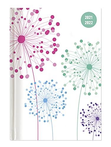 Collegetimer Blowballs 2021/2022 - Schüler-Kalender A5 (15x21 cm) - Pusteblume - Day By Day - 352 Seiten - Terminplaner - Notizbuch - Alpha Edition (Collegetimer A5 Daily)