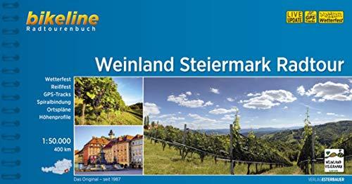 Weinland Steiermark Radtour: 1:50.000, 400 km, wetterfest/reißfest, GPS-Tracks Download, LiveUpdate (Bikeline Radtourenbücher)