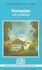 Topographische Karten Bayern, Bl.17, Kempten und Umgebung