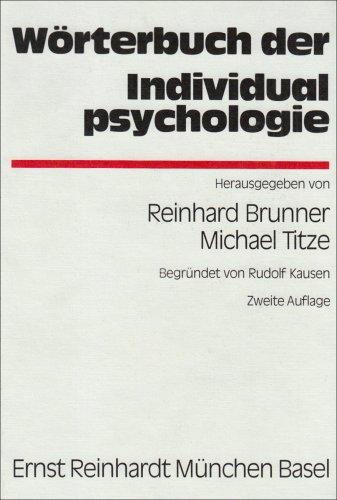 Wörterbuch der Individualpsychologie