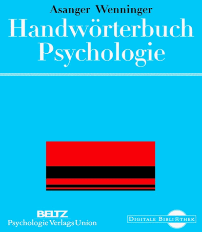 Handwörterbuch Psychologie (Digitale Bibliothek; Bd 23)