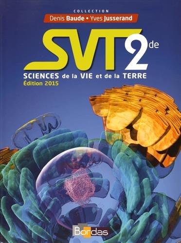 SVT, sciences de la vie et de la terre 2de : programme 2010