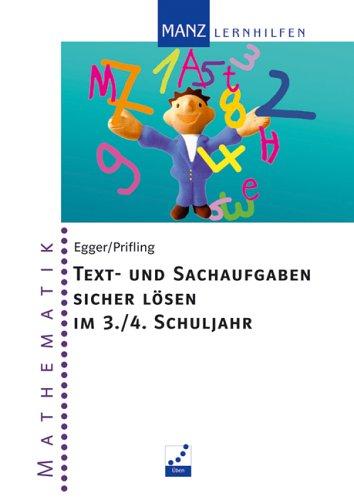 Text- und Sachaufgaben sicher lösen im 3./4. Schuljahr. Mit Lösungen (Lernmaterialien)