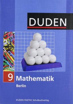 Duden Mathematik - Sekundarstufe I - Berlin: 9. Schuljahr - Schülerbuch