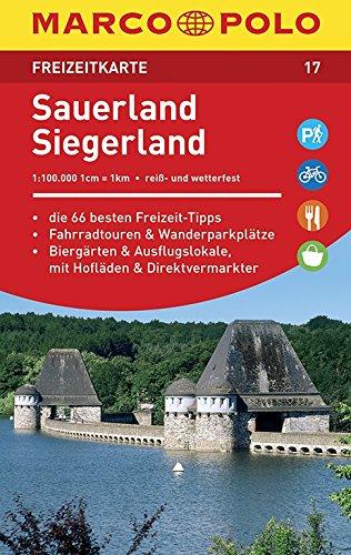 Marco Polo FZK17 Sauerland, Siegerland: Toeristische kaart 1:100 000