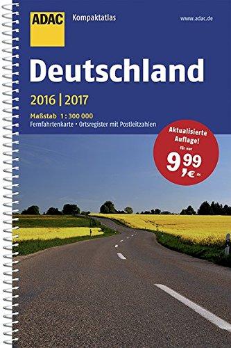 ADAC Kompaktatlas Deutschland 2016/2017 1:300 000 (ADAC Atlanten)