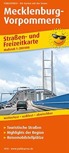 Mecklenburg-Vorpommern: Straßen- und Freizeitkarte mit Touristischen Straßen und Highlights. 1:200000 (Straßen- und Freizeitkarte / StuF)