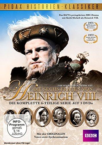 Die sechs Frauen von Heinrich VIII. (The Six Wives of Henry VIII) - Die komplette 6-teilige Kultserie (Pidax Historien-Klassiker) [3 DVDs]