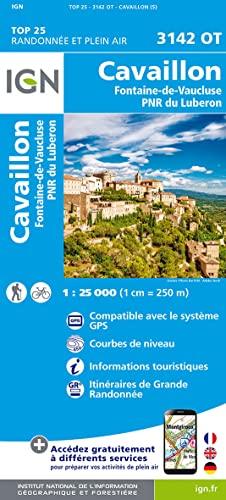 Cavaillon Fontain-de-Vaucluse 1:25 000